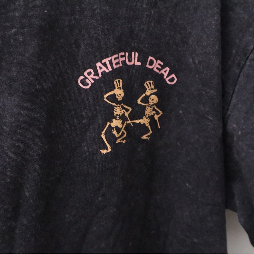 Grateful Dead Oversized Dancing Skeletons Graphic Tee - Picture 4 of 7